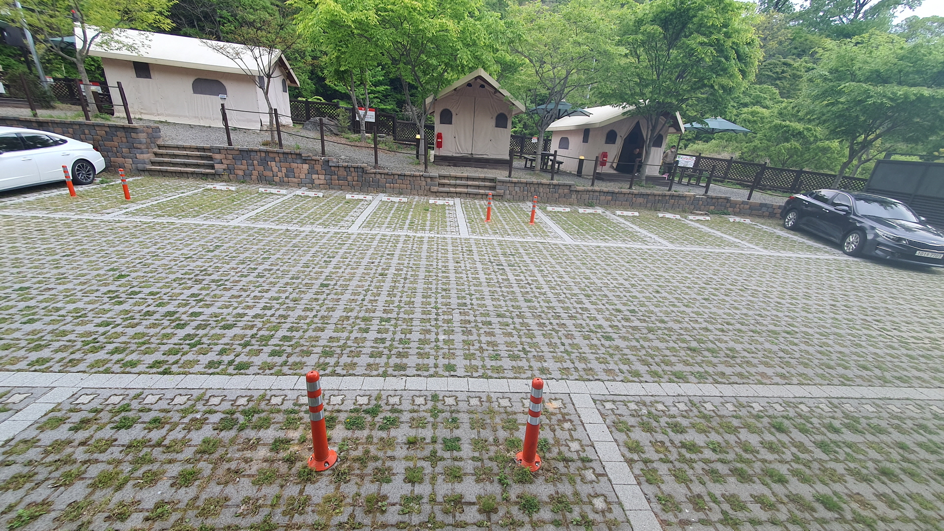 산막텐트형 주차장